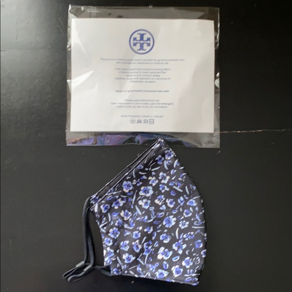 Tory Burch One Floral Face Mask Customize Fit - Picture 2 of 4
